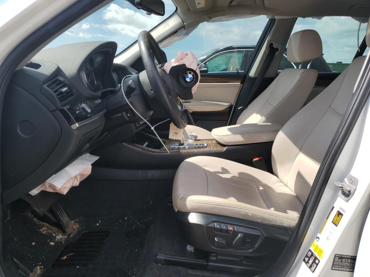 2017 BMW X3 xDrive28I VIN: 5UXWX9C57H0T14675 Lot: 62600735