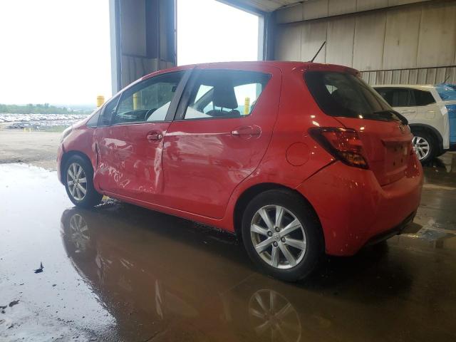  TOYOTA YARIS 2015 Red