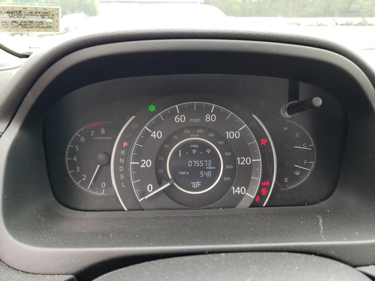 5J6RM4H3XGL120067 HONDA CRV 2016