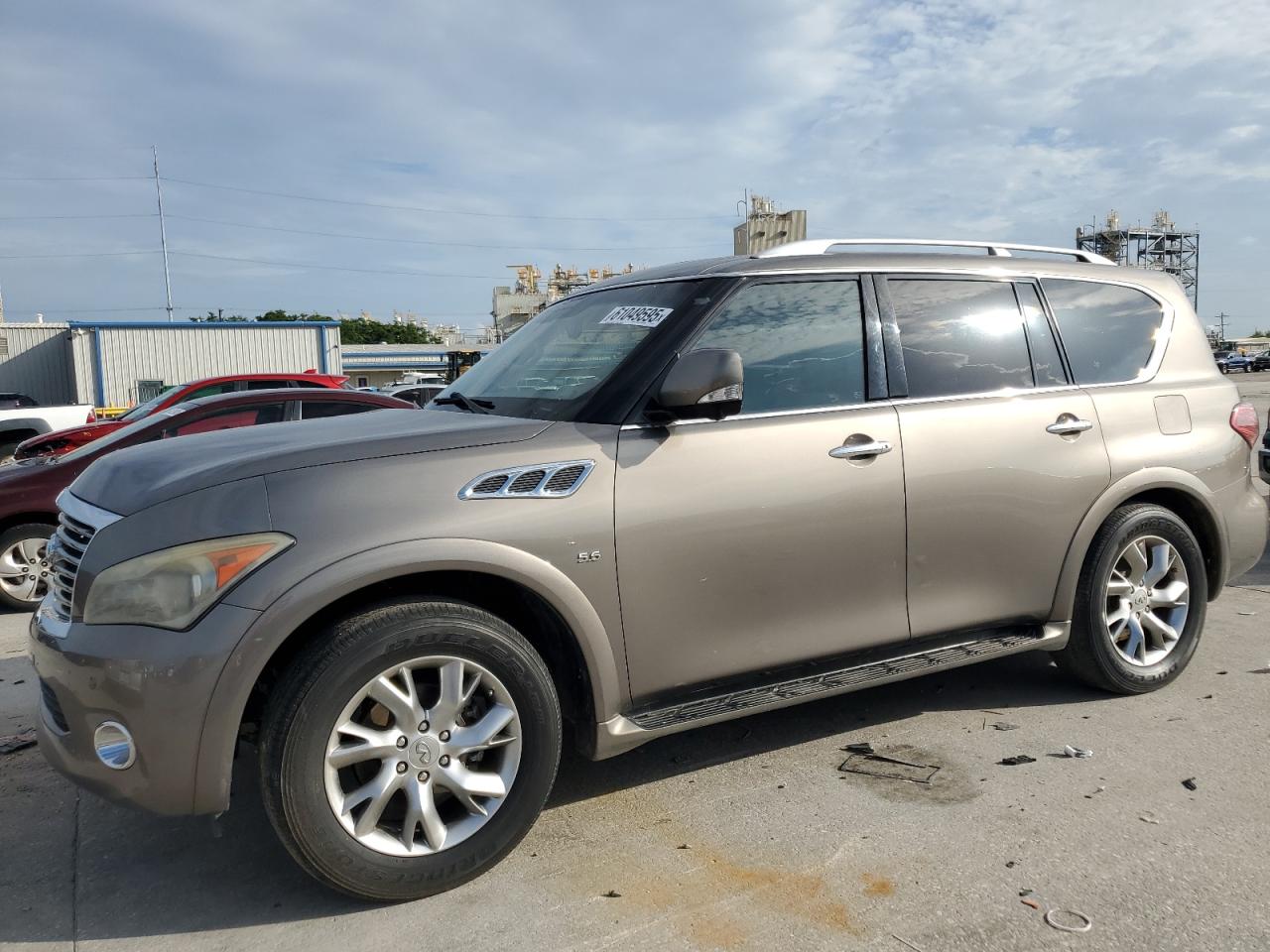 2014 Infiniti Qx80 იყიდება New Orleans-ში, LA - Minor Dent/Scratches