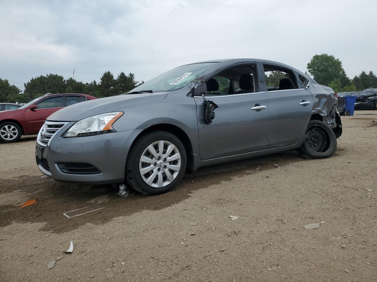 2015 Nissan Sentra S за продажба в Elgin, IL - Rear End