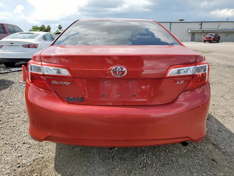  TOYOTA CAMRY 2014 Red