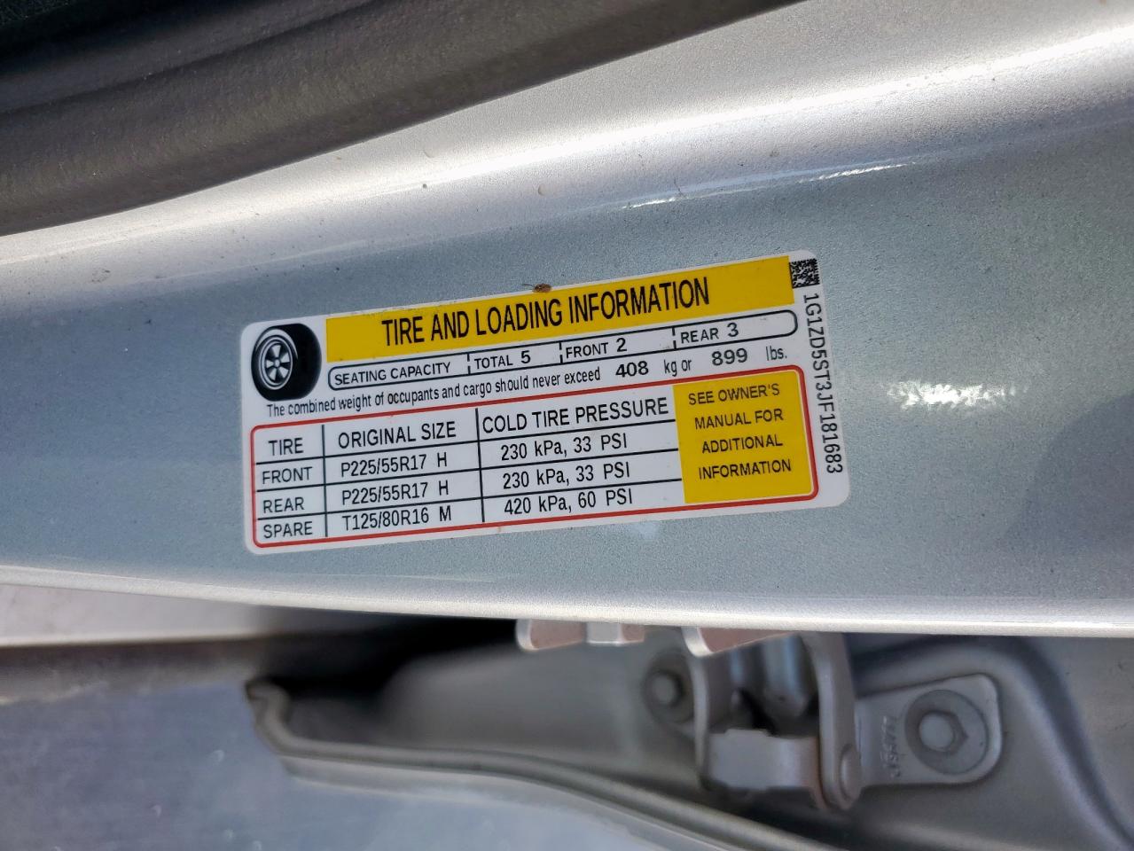 1G1ZD5ST3JF181683 CHEVROLET MALIBU 2018