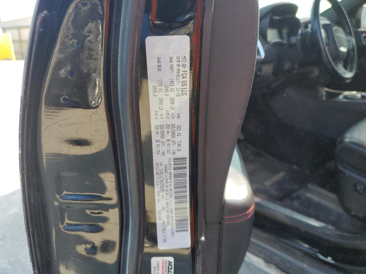 2017 Dodge Durango R/T VIN: 1C4SDJCT0HC752459 Lot: 62078475