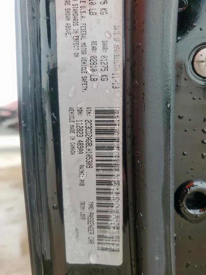 2020 Dodge Challenger Sxt VIN: 2C3CDZAG8LH105309 Lot: 59013135