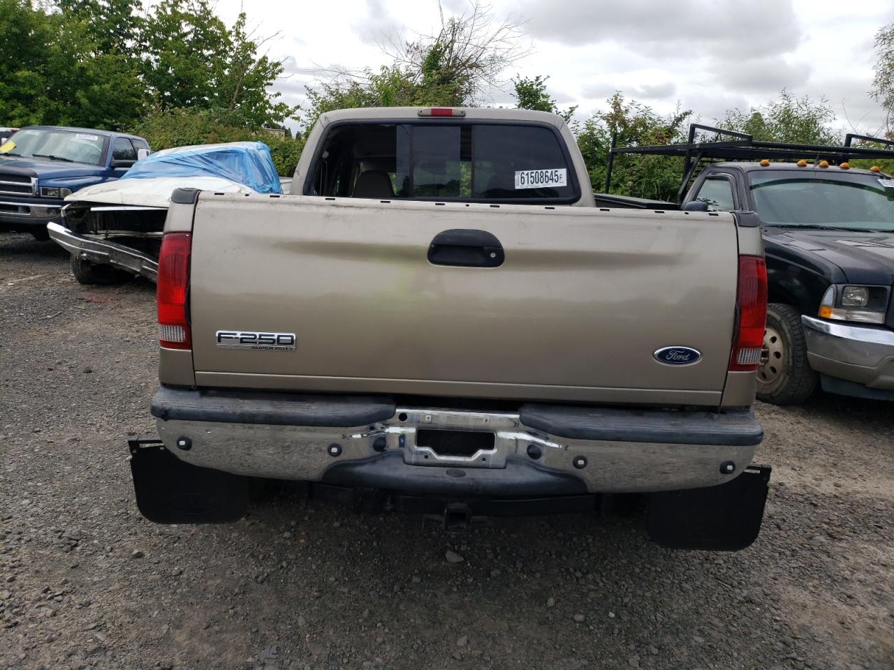 2005 Ford F250 Super Duty VIN: 1FTSW21P95EB97615 Lot: 61508645