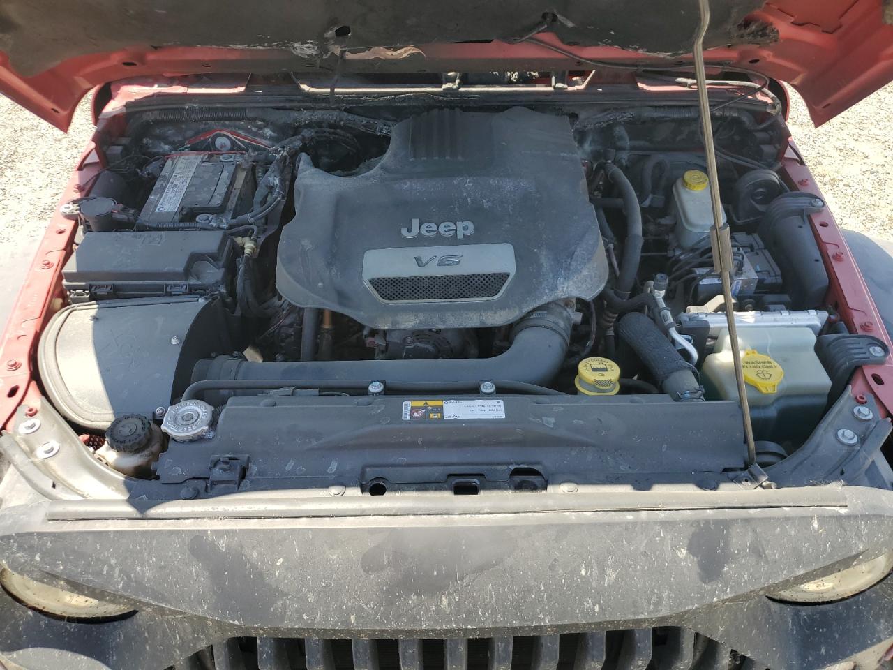 2014 Jeep Wrangler Rubicon VIN: 1C4BJWCG8EL210031 Lot: 54390615