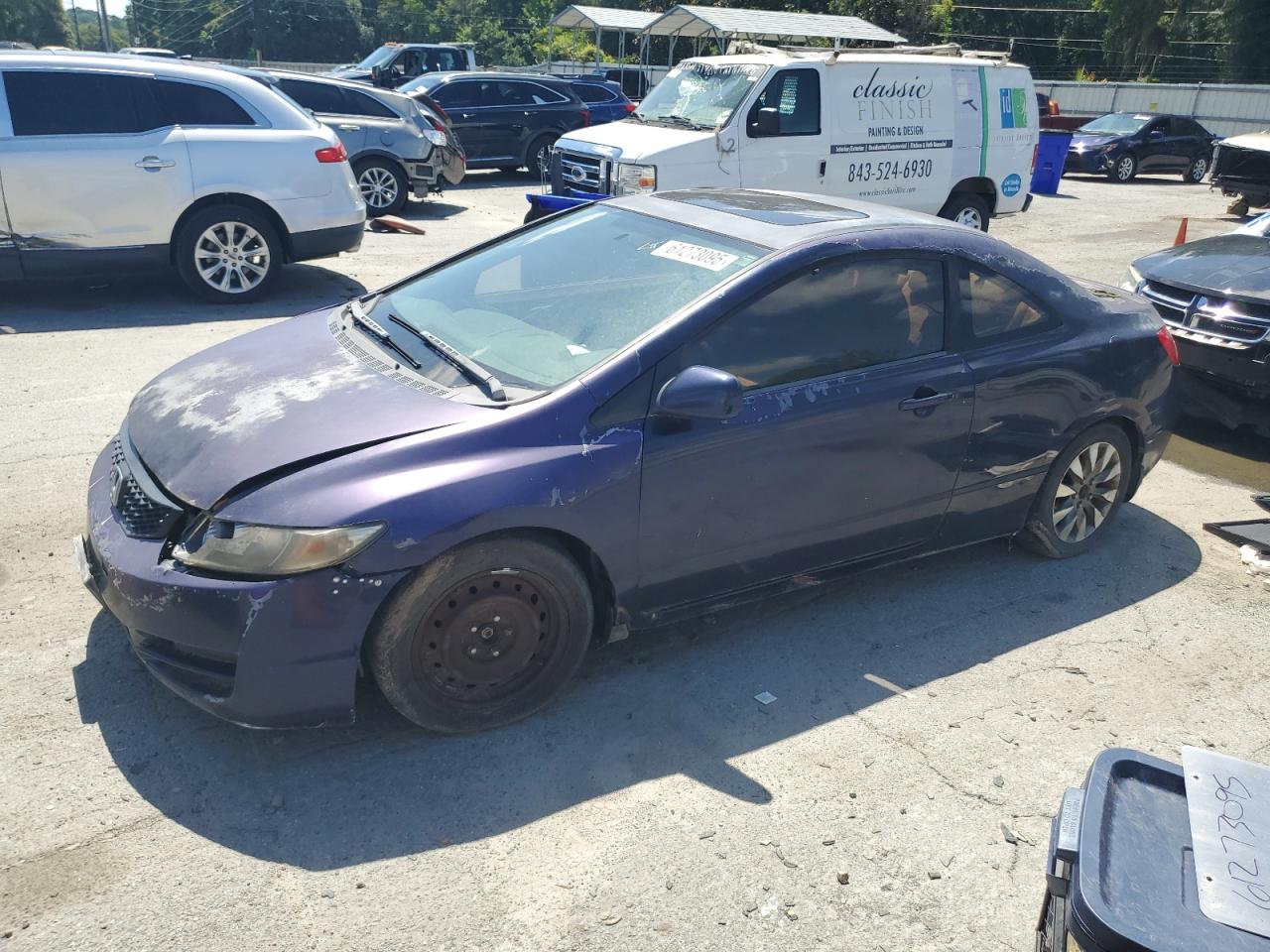 2009 Honda Civic Ex იყიდება Savannah-ში, GA - Normal Wear