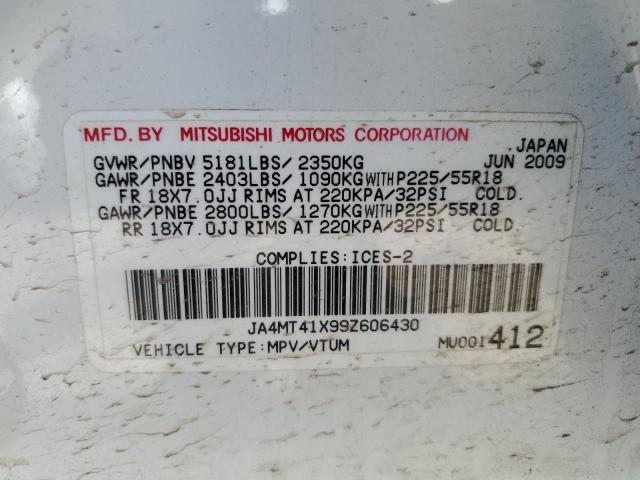 2009 MITSUBISHI OUTLANDER XLS
