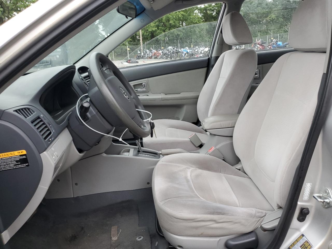 2009 Kia Spectra Ex VIN: KNAFE222295621999 Lot: 61991305