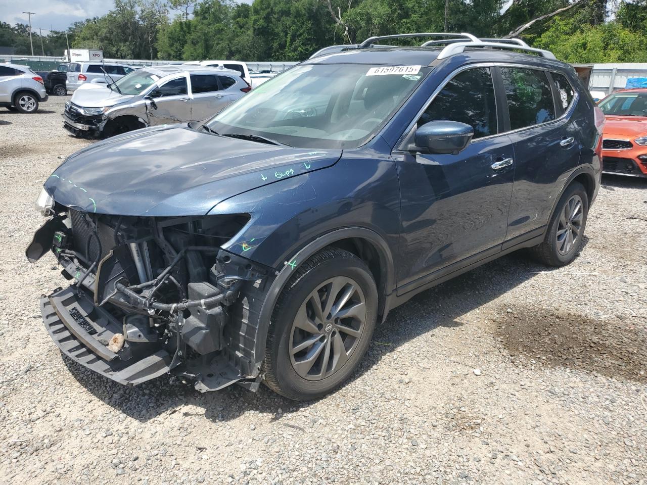 2016 Nissan Rogue S 2.5L en Venta en Riverview, FL - Front End