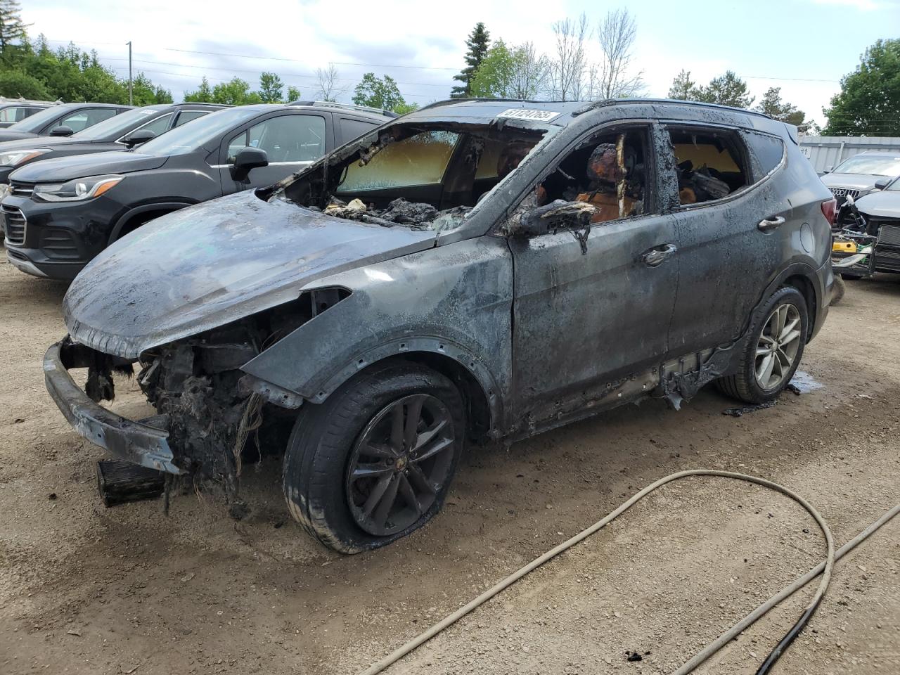 2017 Hyundai Santa Fe Sport VIN: 5XYZUDLA6HG406037 Lot: 61124765