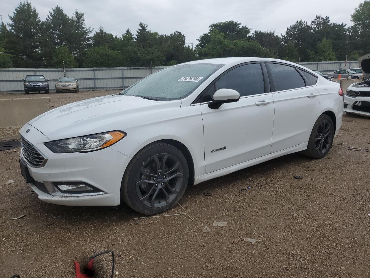 2018 Ford Fusion Se Hybrid na sprzedaż w Elgin, IL - Rear End