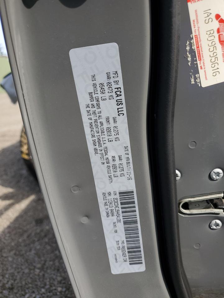 2017 Dodge Charger Srt 392 VIN: 2C3CDXEJ5HH541391 Lot: 59318835