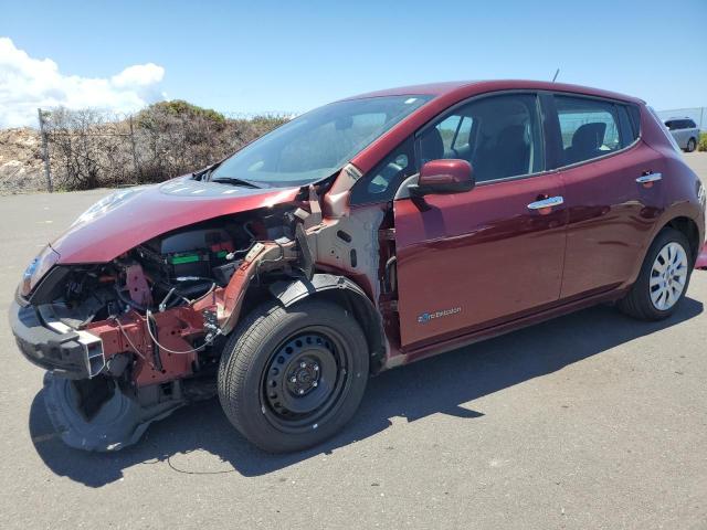  NISSAN LEAF 2017 Maroon