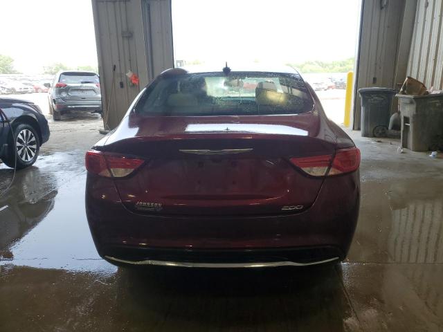 CHRYSLER 200 2016 Burgundy