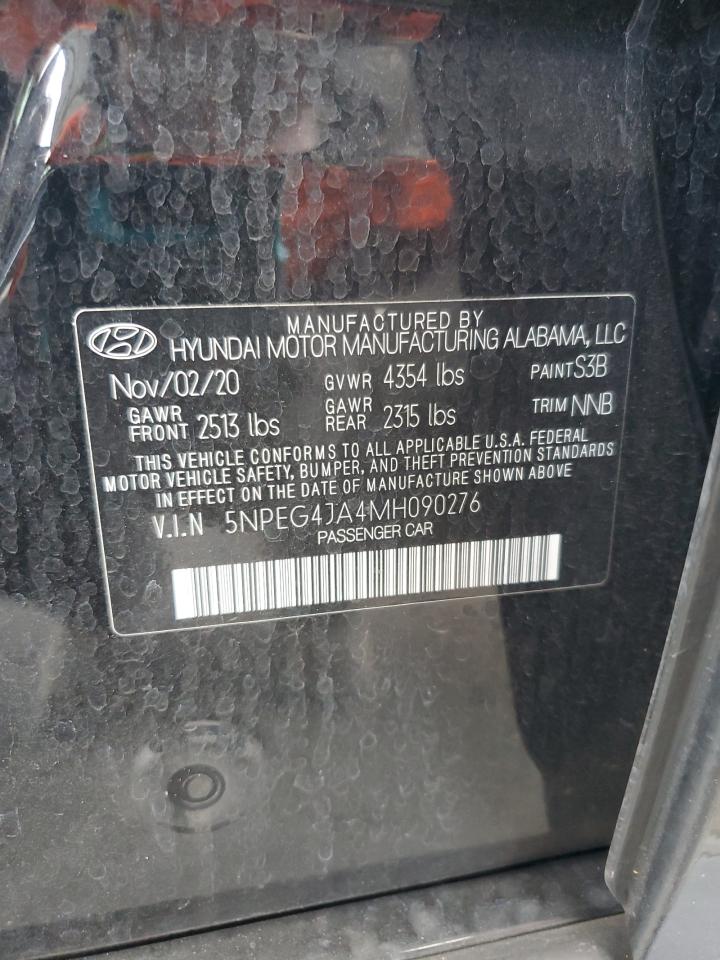 2021 Hyundai Sonata Se VIN: 5NPEG4JA4MH090276 Lot: 62669075