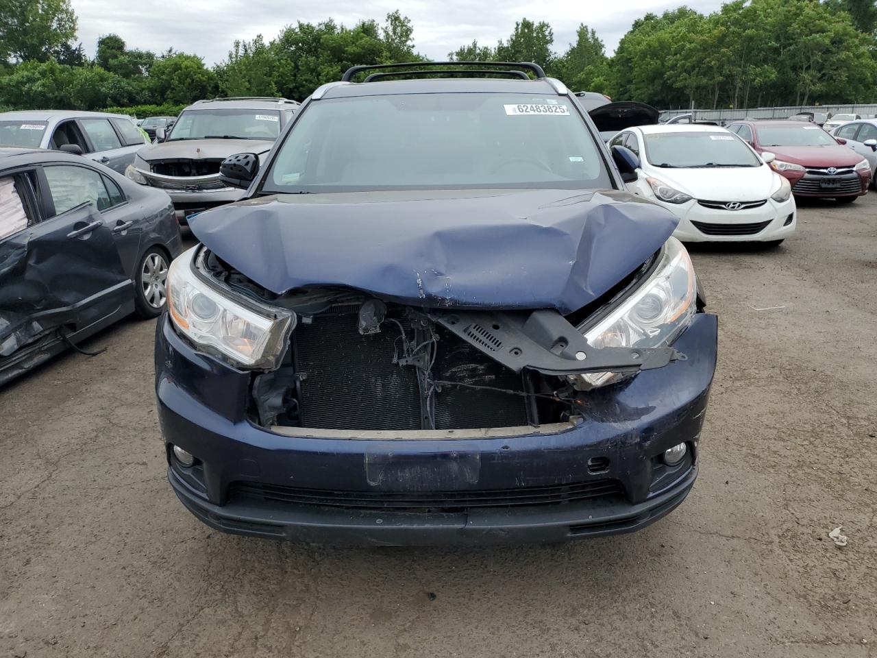 TOYOTA HIGHLANDER 2014 VIN 5TDJKRFH5ES013122 фото 5