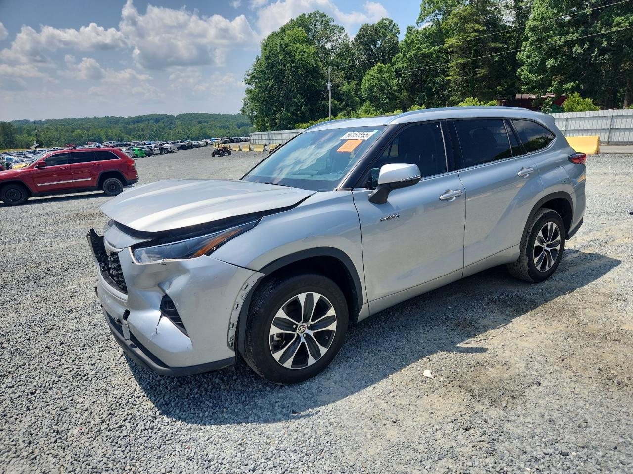 2021 Toyota Highlander Hybrid Xle იყიდება Concord-ში, NC - Front End
