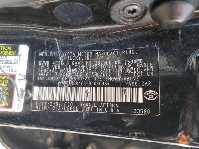 2013 TOYOTA AVALON BASE  