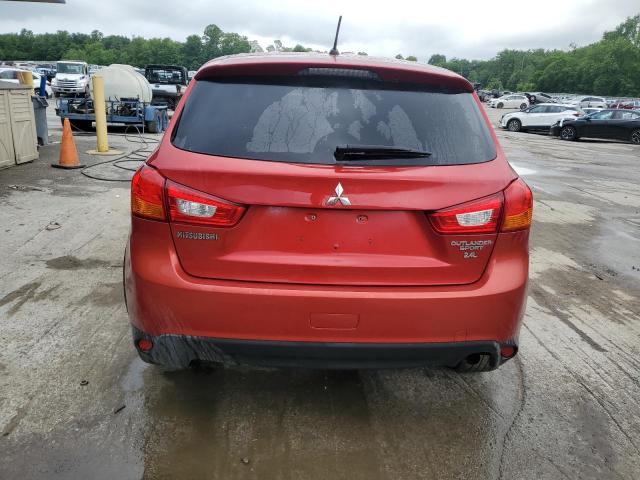  MITSUBISHI OUTLANDER 2016 Czerwony