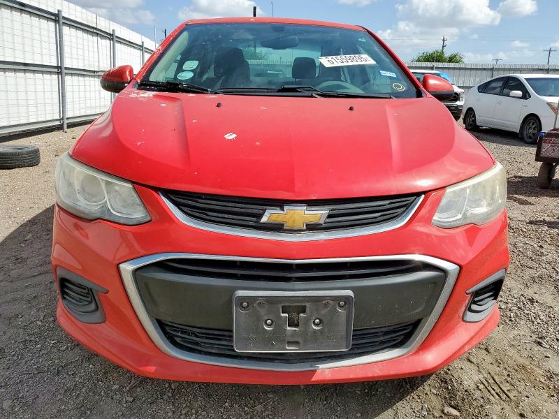 Sedans CHEVROLET SONIC 2017 Red