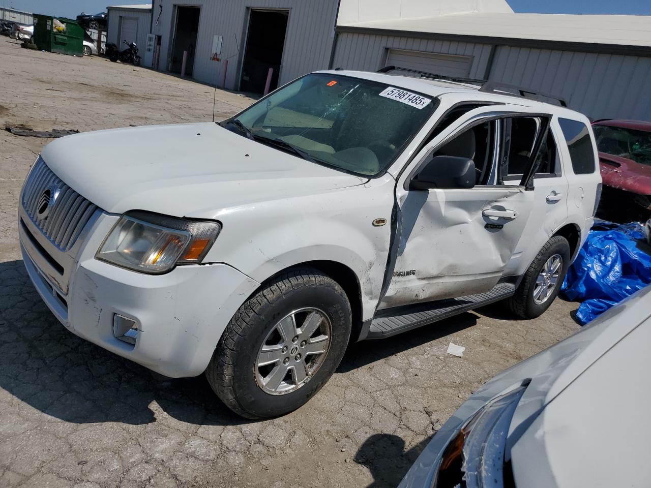 2008 Mercury Mariner за продажба в Lexington, KY - Side