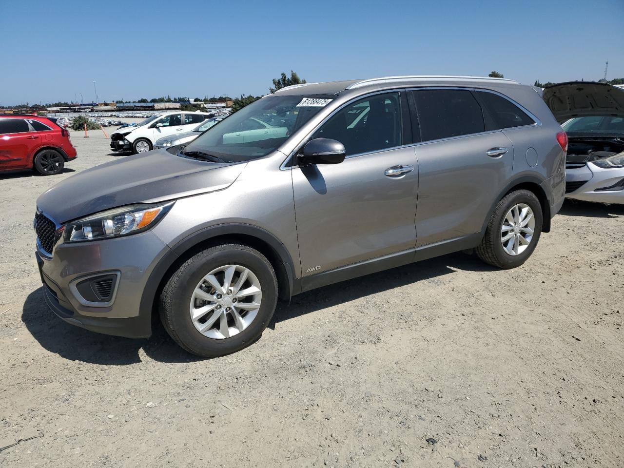 2017 Kia Sorento Lx продається в Antelope, CA - Minor Dent/Scratches