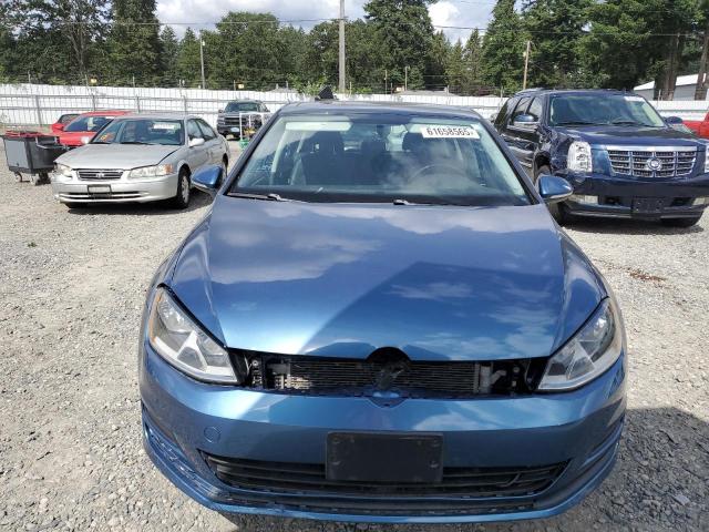 Hatchbacks VOLKSWAGEN GOLF 2015 Granatowy