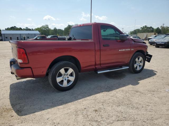  DODGE RAM 1500 2012 Бордовий
