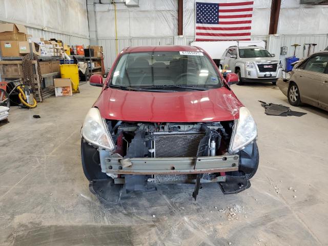  NISSAN VERSA 2012 Czerwony