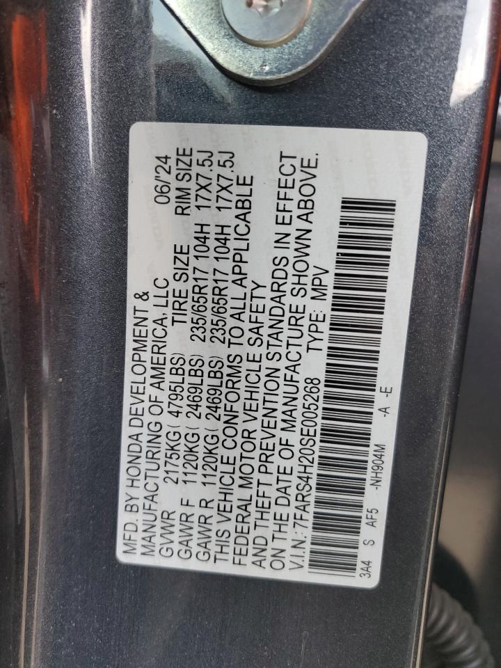 7FARS4H20SE005268 HONDA CRV 2025