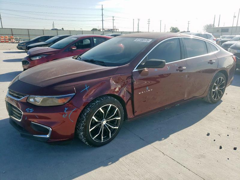  CHEVROLET MALIBU 2016 Burgundy