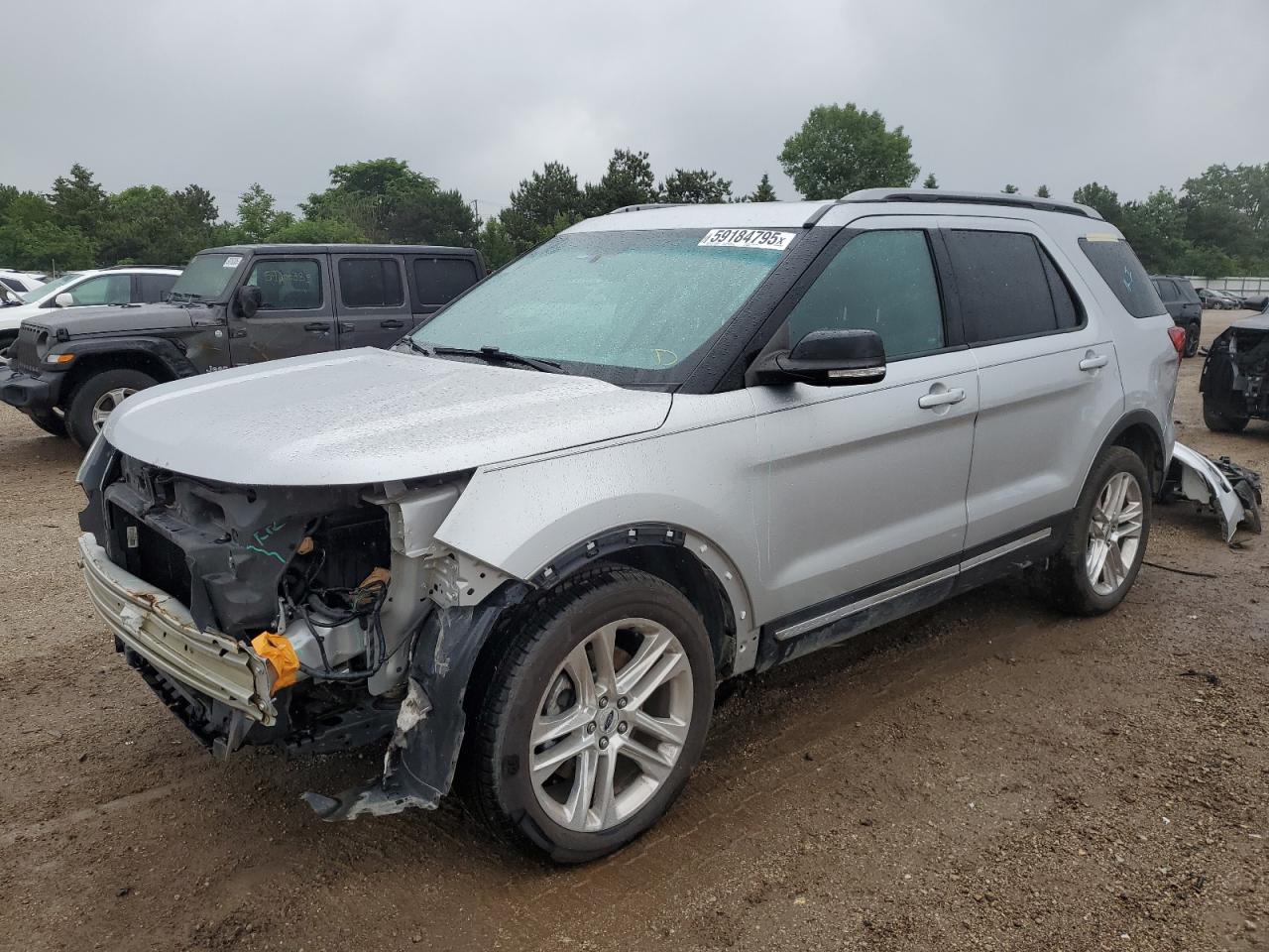 2017 Ford Explorer Xlt   за продажба в Elgin, IL - Front End