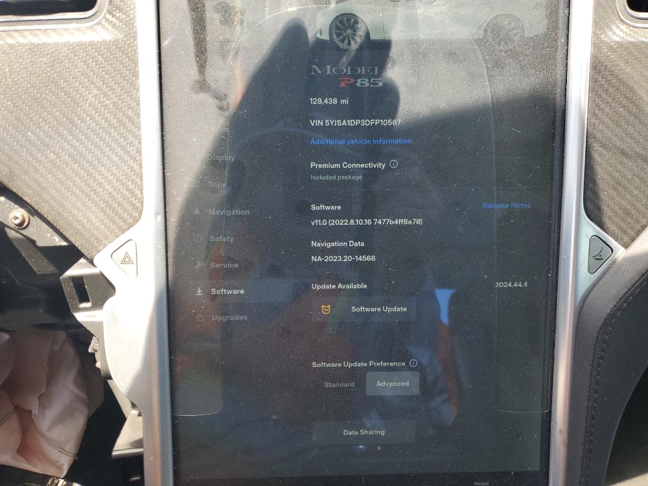 2013 Tesla Model S VIN: 5YJSA1DP3DFP10567 Lot: 58352955