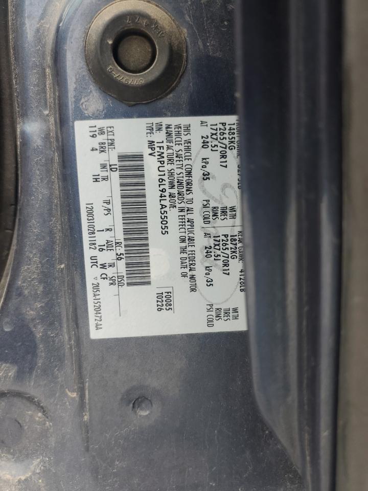 2004 Ford Expedition Xlt VIN: 1FMPU16L94LA55055 Lot: 61635705