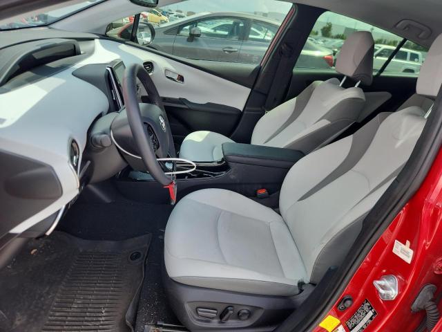  TOYOTA PRIUS 2022 Красный