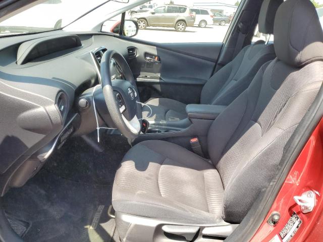  TOYOTA PRIUS 2017 Red