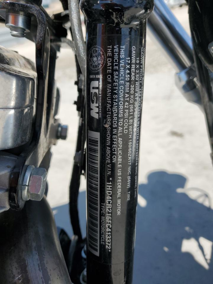 2015 Harley-Davidson Xl883 Superlow VIN: 1HD4CR216FC413372 Lot: 59240995