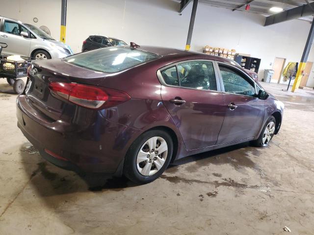  KIA FORTE 2017 Burgundy