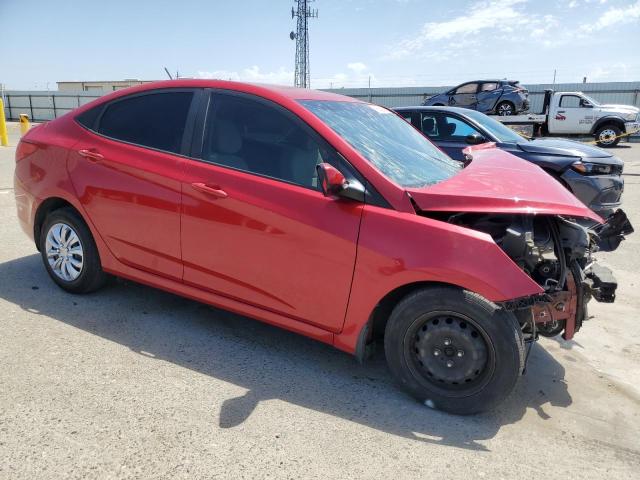 HYUNDAI ACCENT 2017 Czerwony