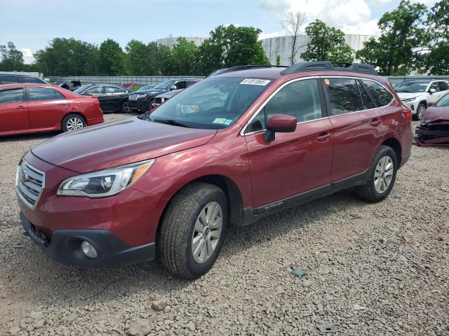  SUBARU OUTBACK 2017 Czerwony