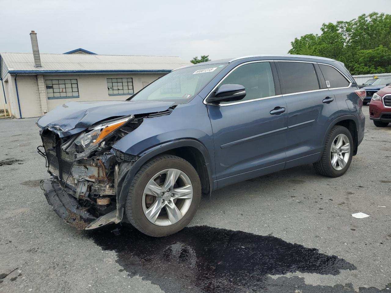 2014 Toyota Highlander Limited за продажба в Grantville, PA - Front End