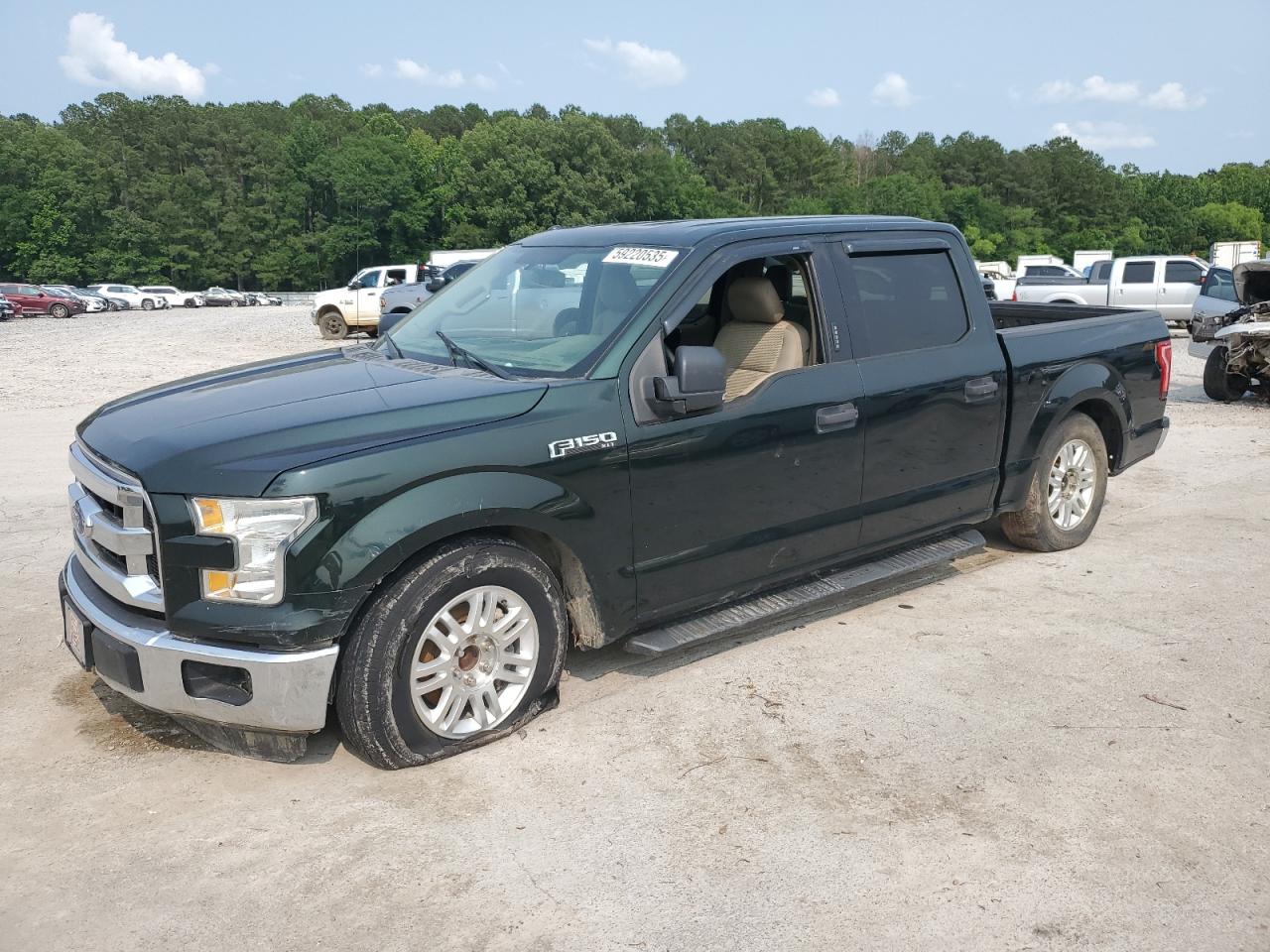 2015 Ford F150 Supercrew იყიდება Florence-ში, MS - Water/Flood