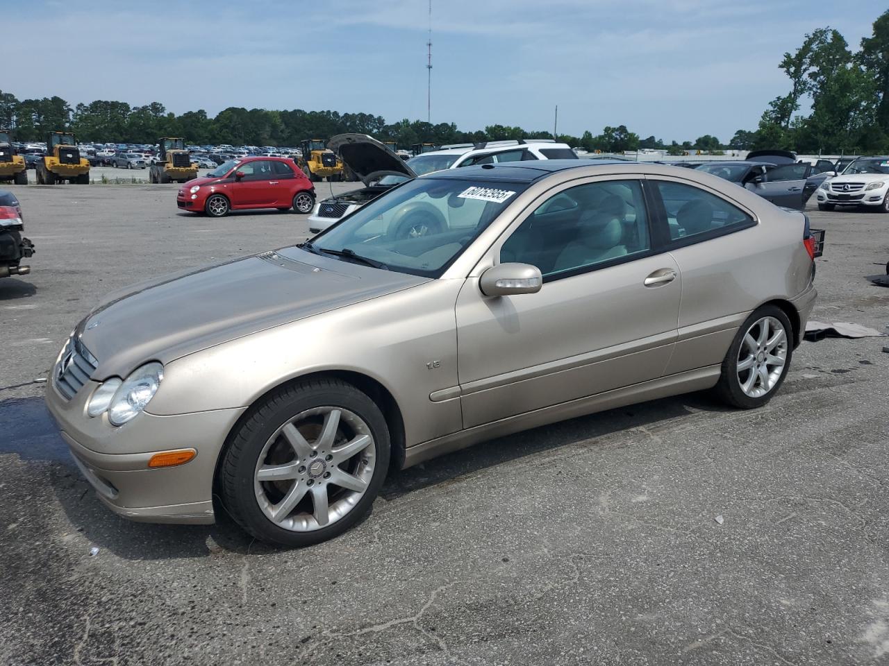 2003 Mercedes-Benz C 230K Sport Coupe for Sale in Dunn, NC - Burn - Engine