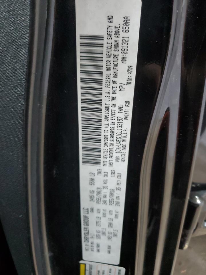 2012 Jeep Wrangler Unlimited Sahara VIN: 1C4HJWEG1CL133197 Lot: 60391615