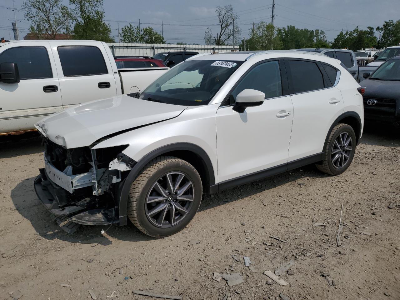 2018 Mazda Cx-5 Grand Touring за продажба в Lansing, MI - Front End