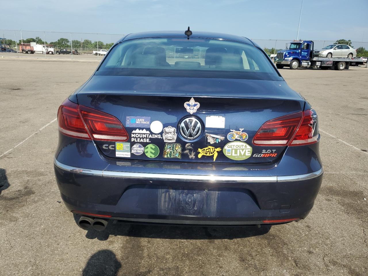2014 Volkswagen Cc Sport VIN: WVWAP7AN9EE529797 Lot: 62589505