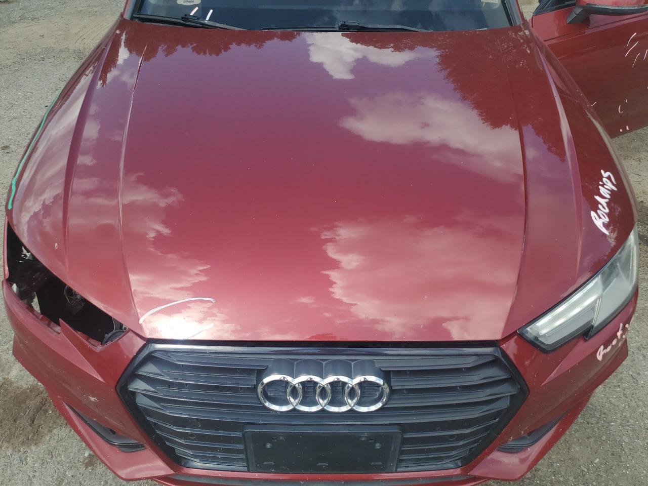 2019 Audi A4 Premium VIN: WAUGMAF45KN017107 Lot: 61479495