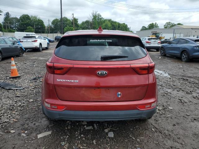  KIA SPORTAGE 2018 Czerwony